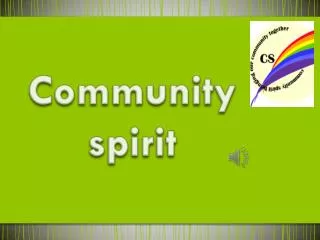 Community spirit
