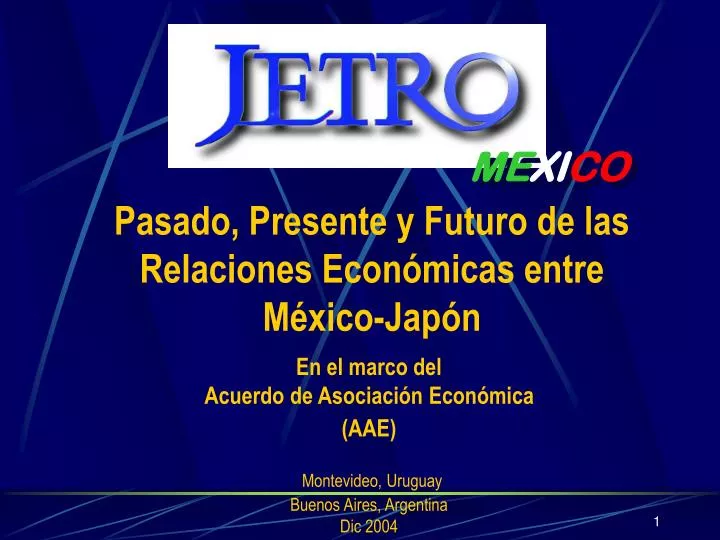 pasado presente y futuro de las relaciones econ micas entre m xico jap n