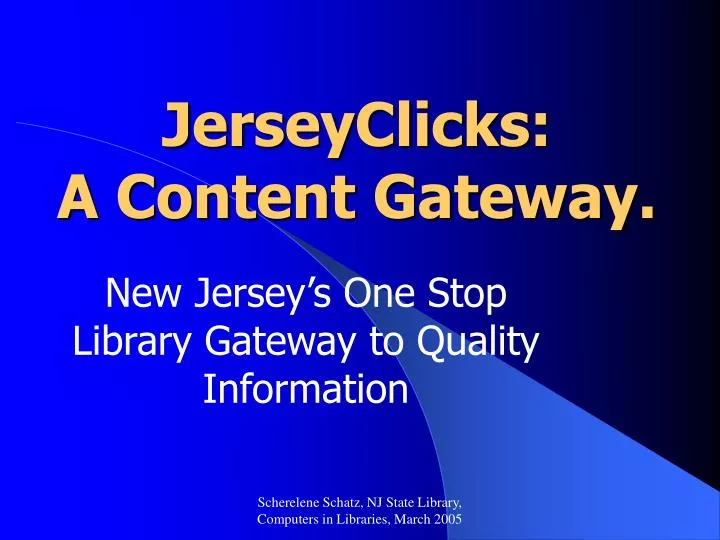 jerseyclicks a content gateway