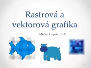 r astrov a vektorov grafika