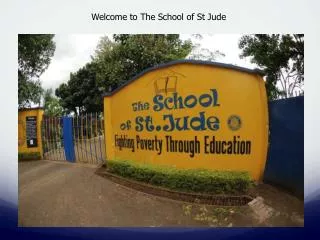 Welcome to The School of St Jude