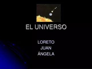 el universo