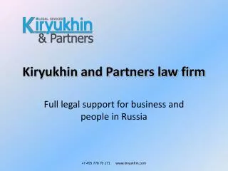 Kiryukhin and Partners law firm