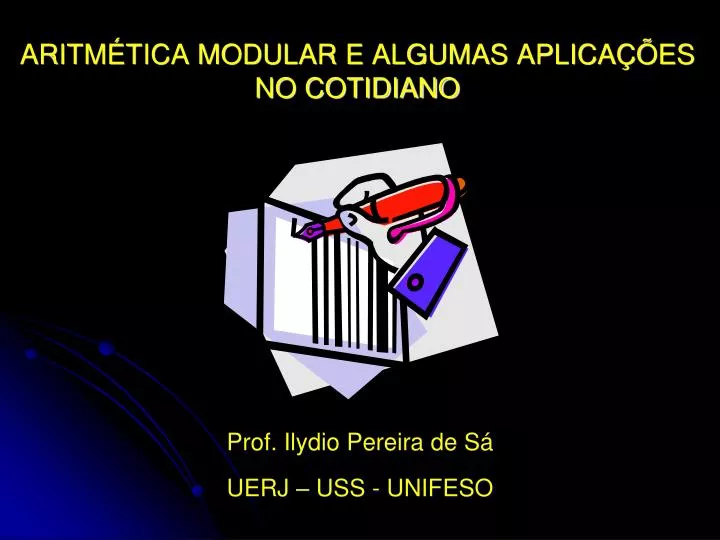 aritm tica modular e algumas aplica es no cotidiano