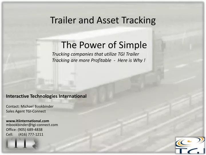 trailer and asset tracking the power of simple