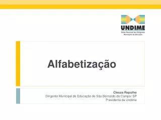 alfabetiza o