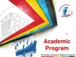 Academic Program - slide 1