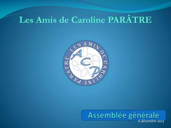 PPT - Assemblée Générale PowerPoint Presentation, Free Download - ID ...