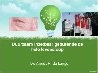 dr annet h de lange
