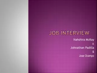 job interview