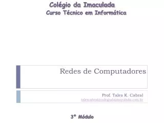 redes de computadores