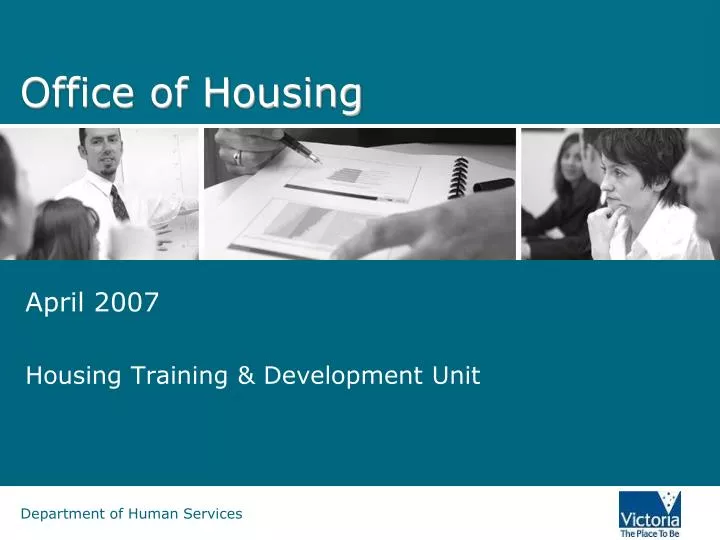 april 2007 housing training development unit