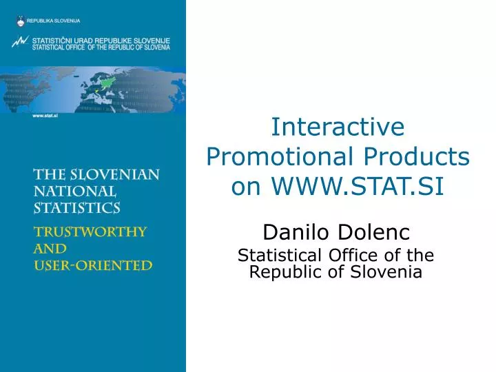 interactive promotional products on www stat si