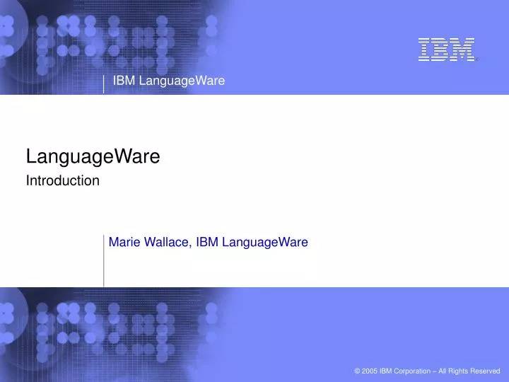 languageware introduction