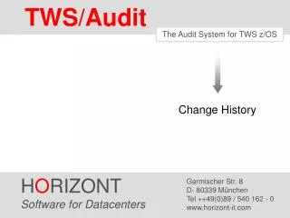 TWS/Audit