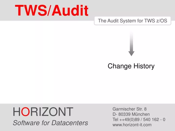tws audit