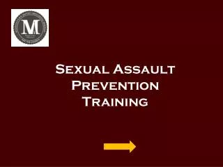 Sexual Assault Prevention Training