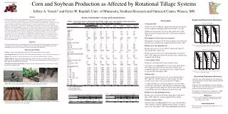 Corn and Soybean Production as Affected by Rotational Tillage Systems