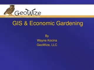 GIS &amp; Economic Gardening