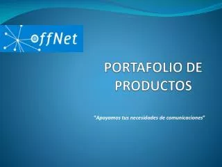 portafolio de productos