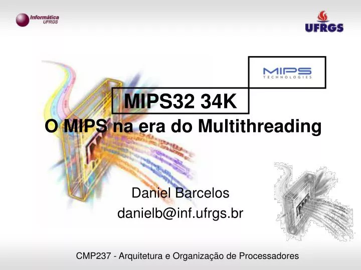 mips32 34k o mips na era do multithreading