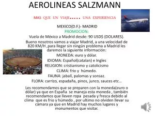 aerolineas salzmann mas que un viaje una experiencia