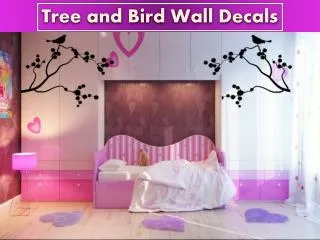 Tree and Bird Wall Decals