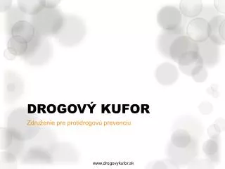 drogov kufor