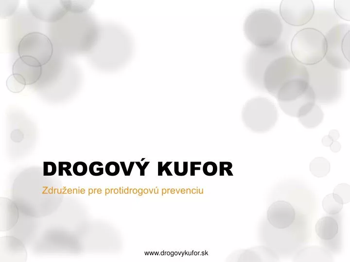 drogov kufor