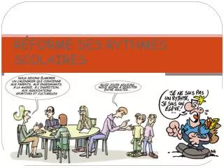 r forme des rythmes scolaires