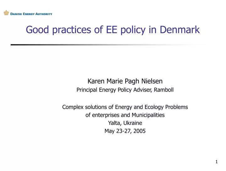 good practices of ee policy in denmark