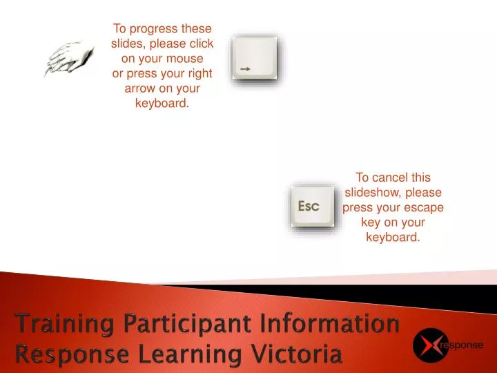 training participant information response learning victoria