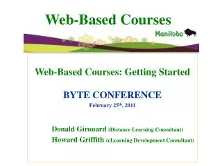 Web-Based Courses
