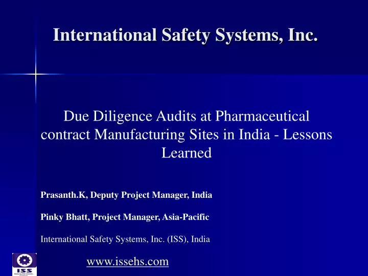 international safety systems inc