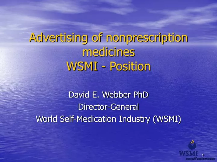 advertising of nonprescription medicines wsmi position