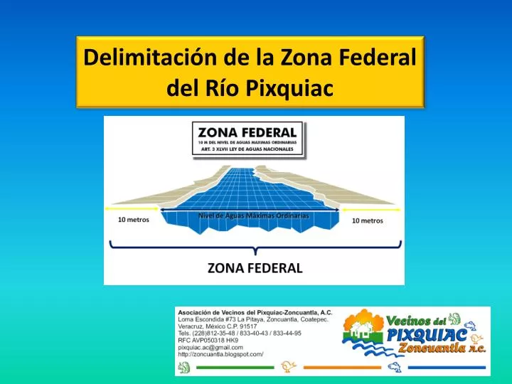 delimitaci n de la zona federal del r o pixquiac