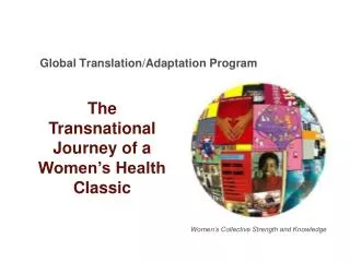 Global Translation/Adaptation Program