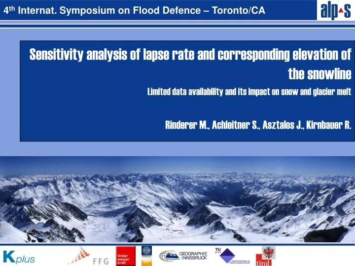 4 th internat symposium on flood defence toronto ca