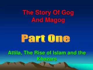 The Story Of Gog And Magog