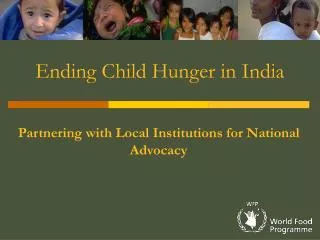 Ending Child Hunger in India