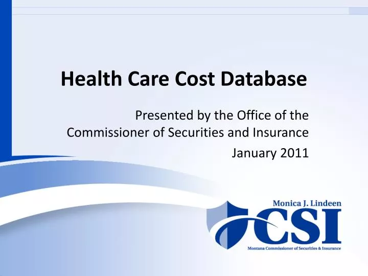 health care cost database
