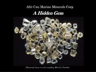 Afri-Can Marine Minerals Corp