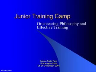 Junior Training Camp