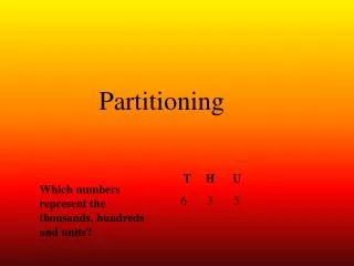 partitioning