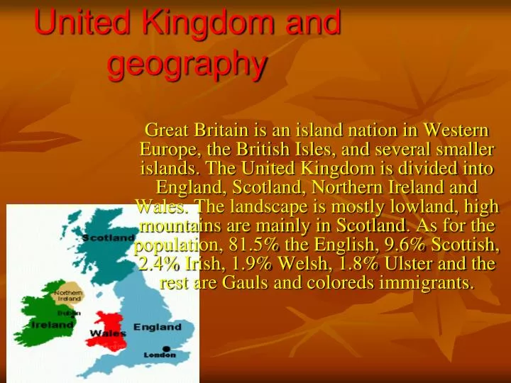 united kingdom and geography