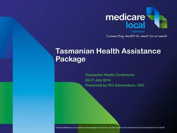 tasmanian health assistance package