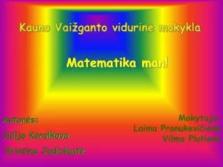 kauno vai ganto vidurin mokykla