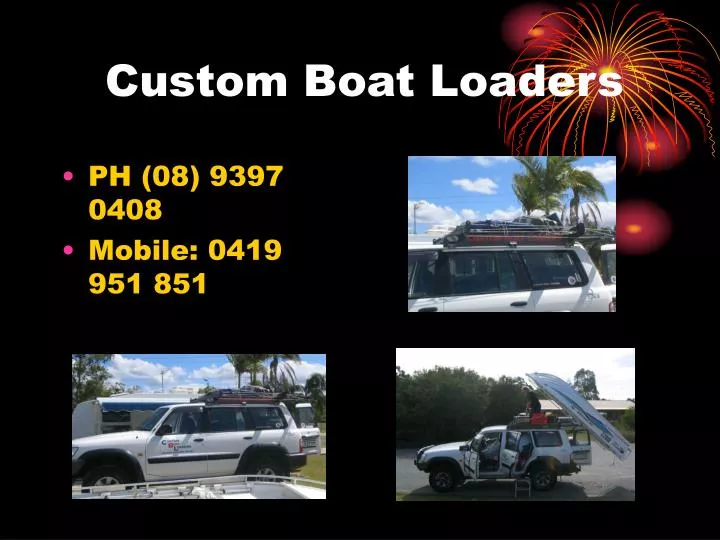 custom boat loaders