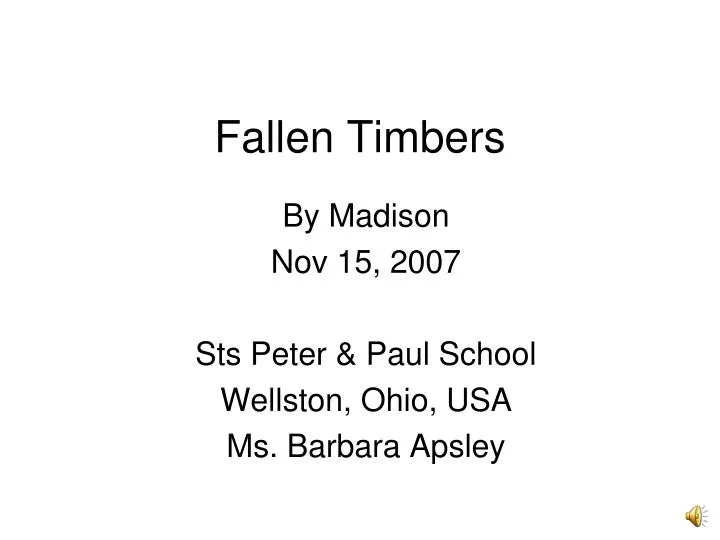 fallen timbers