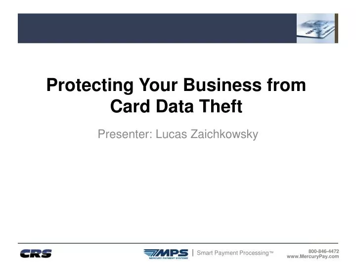 protecting your business from card data theft